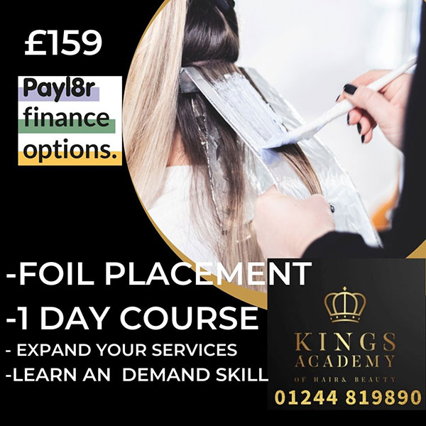 FOIL PLACEMENT - Kings Academy of Hair & Beauty